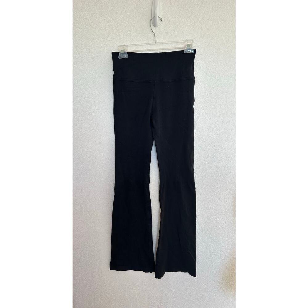 NUX High Waisted Black Flare Yoga Pants - L